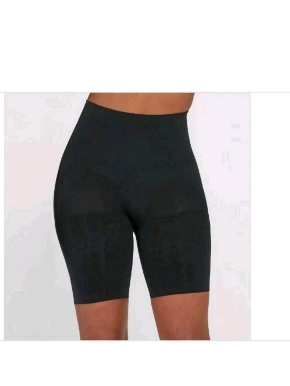 Assets by Spanx Shaping Shorts size 1X Black Compression Shapewear 10125R